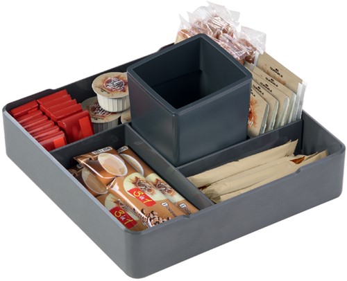 Afvalbak Durable Coffee Point antraciet 1 Stuk-2