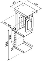 CPU houder Neomounts D075 10kg zwart 1 Stuk-2