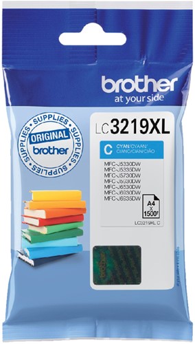 Inktcartridge Brother LC-3219XLC blauw 1 Stuk