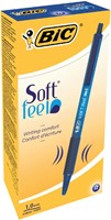 Balpen Bic soft feel clic M blauw 1 Stuk-2