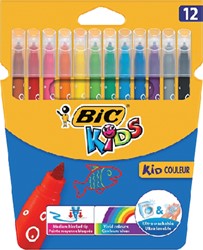 Kleurstift BicKids couleur M assorti 12 Stuk
