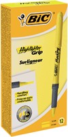 Markeerstift Bic brite liner grip geel 1 Stuk-3