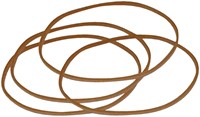Elastiek Standard 19 90x1.5mm 500gr 1480st bruin 500 Gram