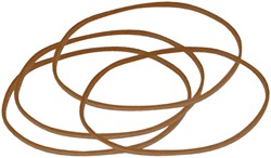 Elastiek Standard 18 80x1.5mm 10kg 33300st bruin 10 Kilogram