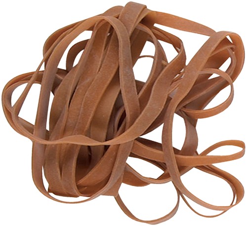 Elastiek Standard Rubber Bands 36 120x2.5mm 500gr 670 stuks bruin