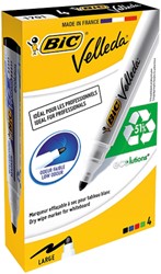 Whiteboardmarker Bic 1701 rond L assorti 4 Stuk