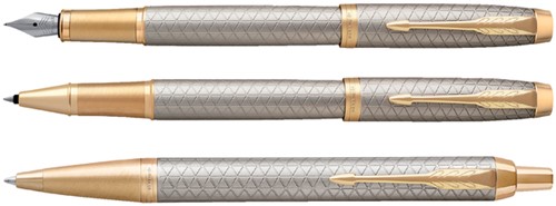 Balpen Parker IM Premium GT M warm grijs 1 Stuk-1