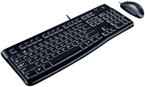 Toetsenbord Logitech MK120 Qwerty muis USB zwart 1 Stuk-2