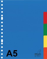 Tabblad Kangaro A5 17 gaats A505M 5dlg ass PP 1 Set