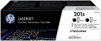 Tonercartridge HP CF400XD 201X zwart 2x 2 Stuk