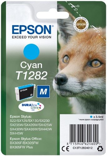 Inktcartridge Epson T1282 blauw 1 Stuk