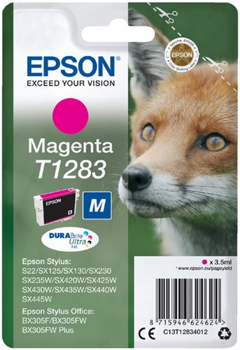 Inktcartridge Epson T1283 rood 1 Stuk