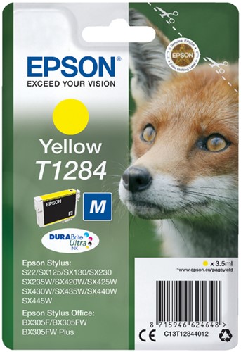 Inktcartridge Epson T1284 geel 1 Stuk
