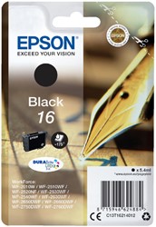 Inktcartridge Epson 16 T1621 zwart 1 Stuk
