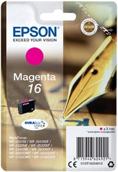 Inktcartridge Epson 16 T1623 rood 1 Stuk
