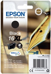 Inktcartridge Epson 16XL T1631 zwart 1 Stuk