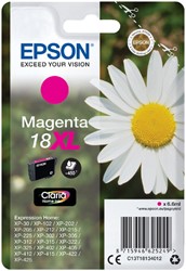 Inktcartridge Epson 18XL T1813 rood 1 Stuk