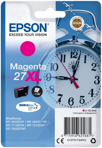 Inktcartridge Epson 27XL T2713 rood 1 Stuk