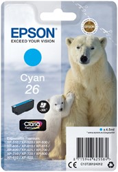 Inktcartridge Epson 26 T2612 blauw 1 Stuk