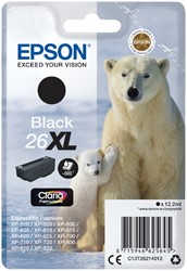 Inktcartridge Epson 26XL T2621 zwart 1 Stuk