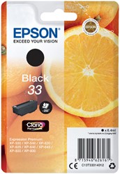 Inktcartridge Epson 33 T3331 zwart 1 Stuk