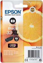 Inktcartridge Epson 33XL T3361 foto zwart 1 Stuk