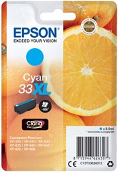 Inktcartridge Epson 33XL T3362 blauw 1 Stuk