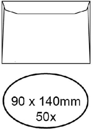 Envelop Quantore visitekrt 90x140 95gr wt 50 Stuk