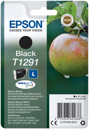 Inktcartridge Epson T1291 zwart 1 Stuk