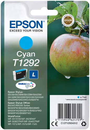 Inktcartridge Epson T1292 blauw 1 Stuk