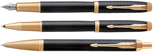 Rollerpen Parker IM Premium GT F zwart 1 Stuk-1