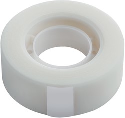 Plakband Quantore 19mmx33m kleine kern onzichtbaar 1 Rol