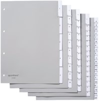 Tabblad Quantore 4rngs pp 10delig+venster grijs 1 Set-2