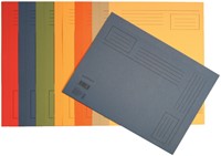 Vouwmap Quantore A4 ongelijke zijde 230gr grijs 1 Stuk-2