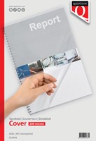 Voorblad Quantore A4 PVC 200micron transparant 100 Stuk