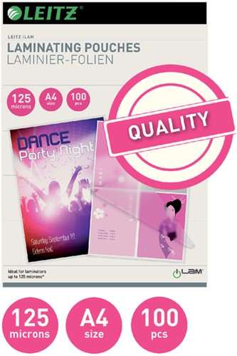 Lamineerhoes Leitz iLAM A4 2x125micron 100 Stuk-2
