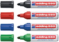 Viltstift edding 550 rond 3-4mm rood-2