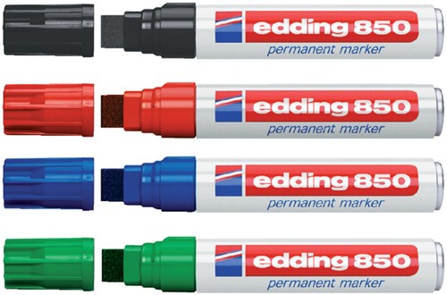 Viltstift edding 850 blok 5-18mm zwart 1 Stuk-2