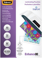 Lamineerhoes Fellowes A4 2x80micron 25 Stuk