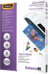 Lamineerhoes Fellowes Superquick A4 2x80micron 100 Stuk
