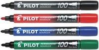 Viltstift PILOT SCA-100 rond F zwart 1 Stuk-2
