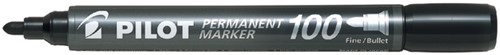 Viltstift PILOT SCA-100 rond F zwart 15+5 gratis 20 Stuk-2