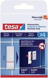 Kleefstrips tesa tegels en metaal 2kg wit 9 Stuk