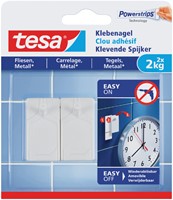 Klevende Spijker tesa tegels metaal 2kg wit 2 Stuk