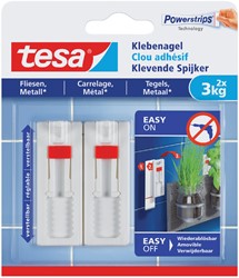 Klevende spijker tesa tegels metaal 3kg verstelb 2 Stuk