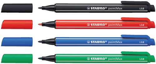 Viltstift STABILO pointMax 488/48 M karmijnrood 1 Stuk-2