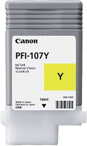 Inktcartridge Canon PFI-107 geel 1 Stuk