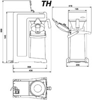 Koffiezetapparaat Bravilor TH zonder Airpot 1 Stuk-2