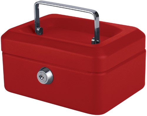 Geldkist Quantore 150x115x80mm rood 1 Stuk-2
