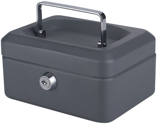 Geldkist Quantore 150x115x80mm grijs 1 Stuk-2